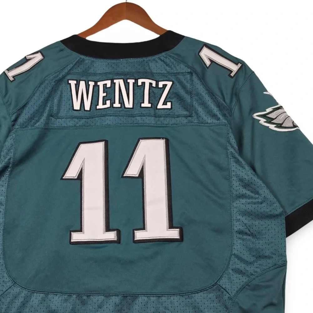 Nike On Field Philadelphia Eagles‎ Carson Wentz 11 Stitched Jersey Mens Size 48